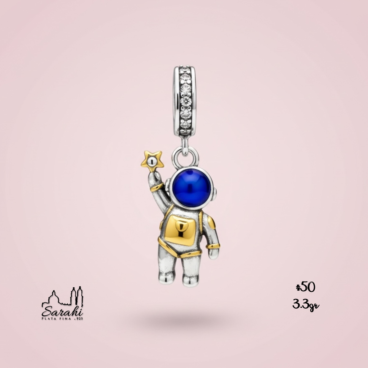 CHARM DE ASTRONAUTA TIPO PAN