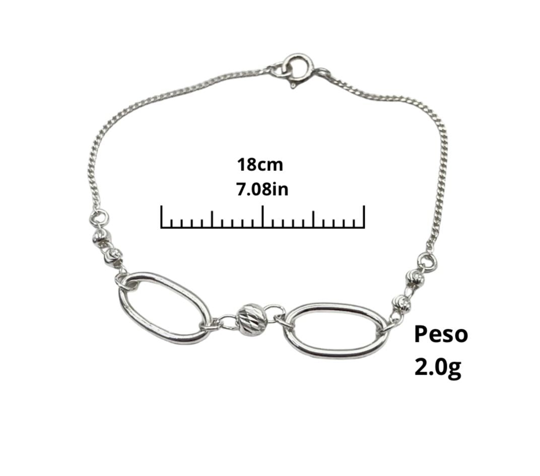 PULSERA ESLABON OVALO