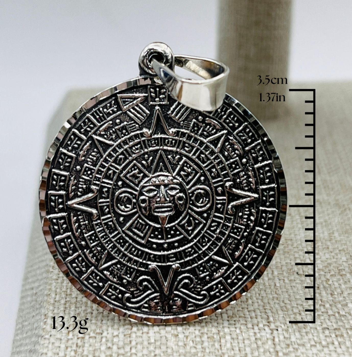 DIJE MEDALLA DE CALENDARIO AZTECA