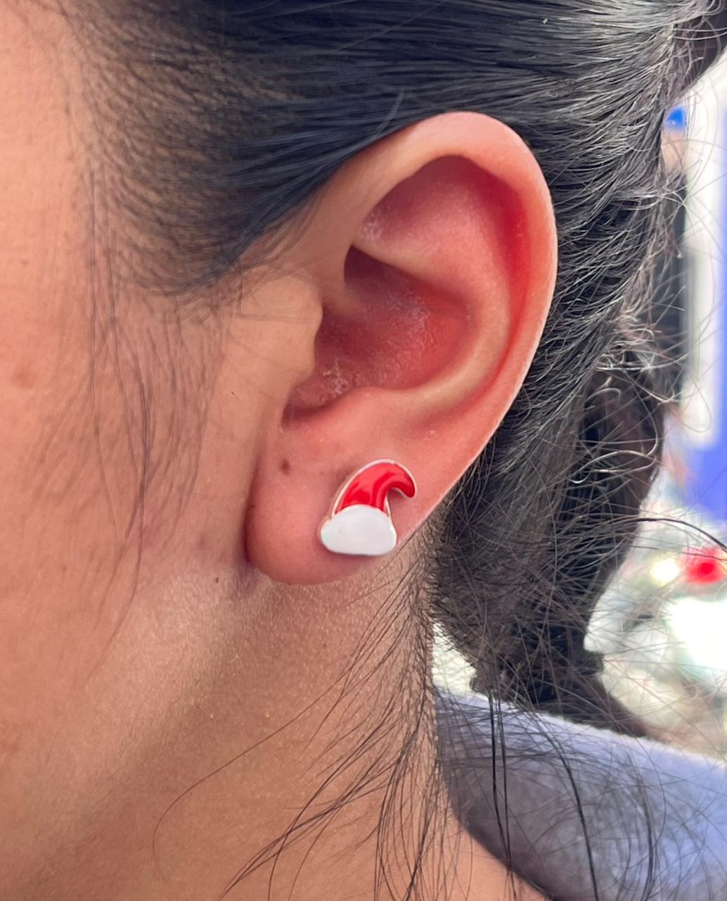 ARETE DE GORRO DE NAVIDAD