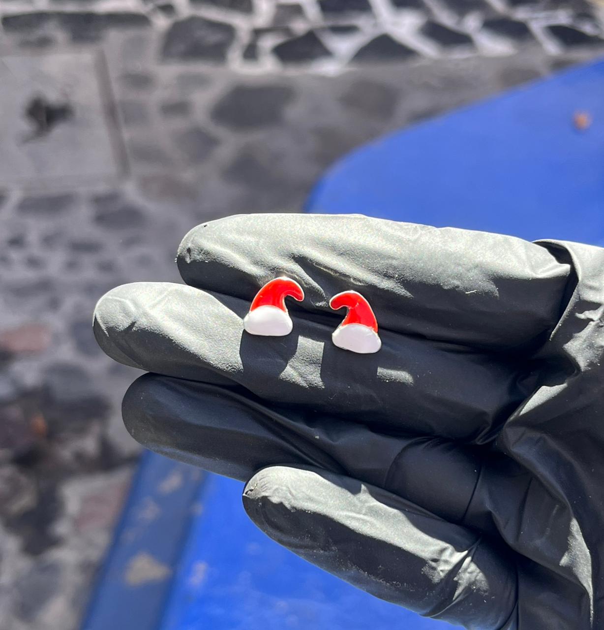 ARETE DE GORRO DE NAVIDAD